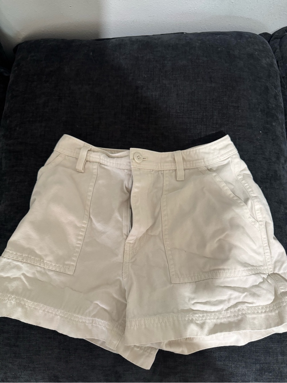 Vans Women's Cream Utility Shorts